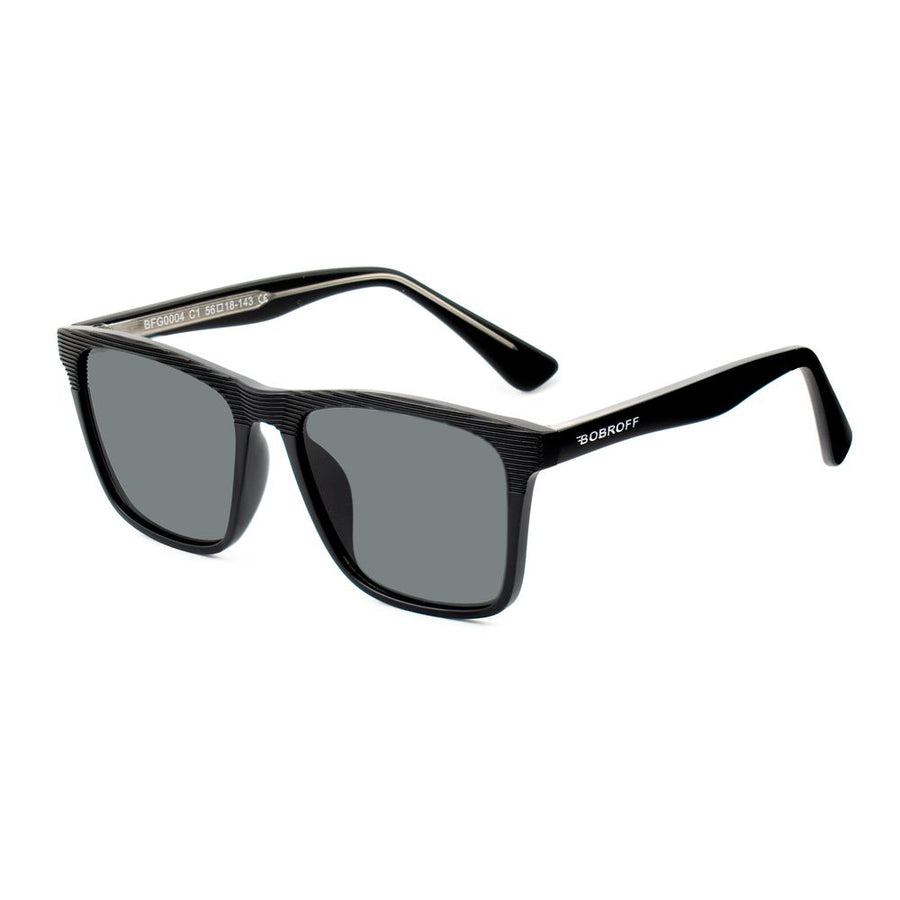 Bobroff Black Acetate Sunglasses