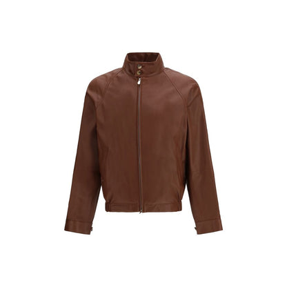 Brunello Cucinelli Brown Lamb Ovis Aries Aries Bomber