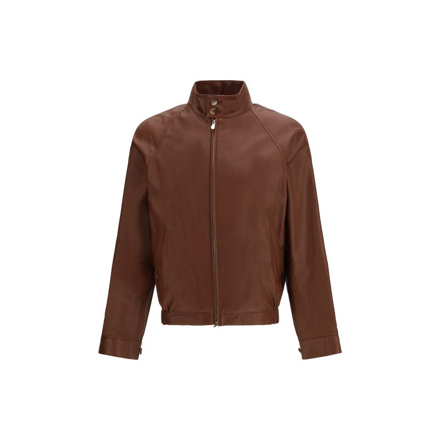 Brunello Cucinelli Brown Lamb Ovis Aries Aries Bomber