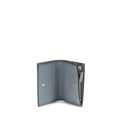 Valentino Garavani Blue Lamb Ovis Aries Aries Wallet