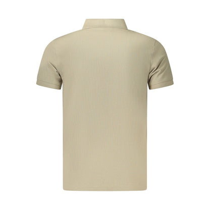 Timberland Beige Cotton Men Polo Shirt