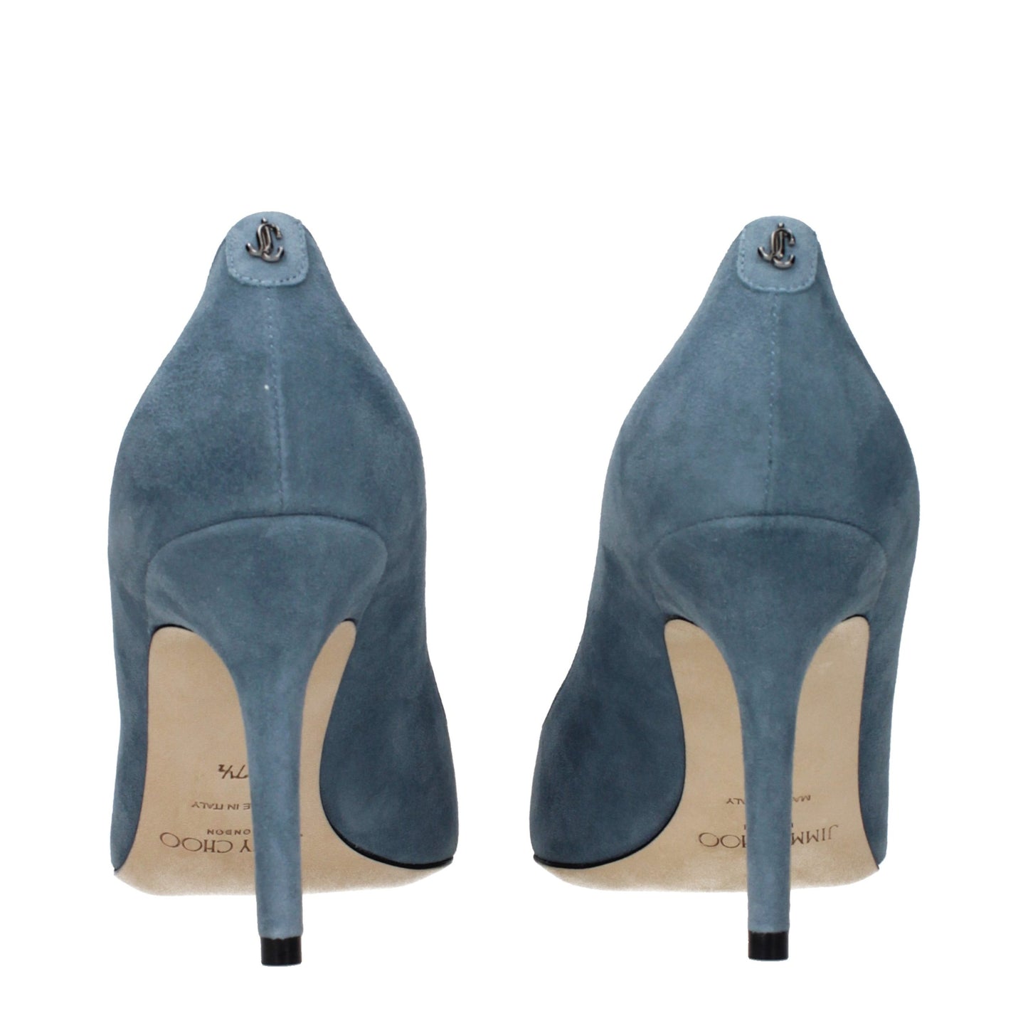 Jimmy Choo Blue Leather Pumps