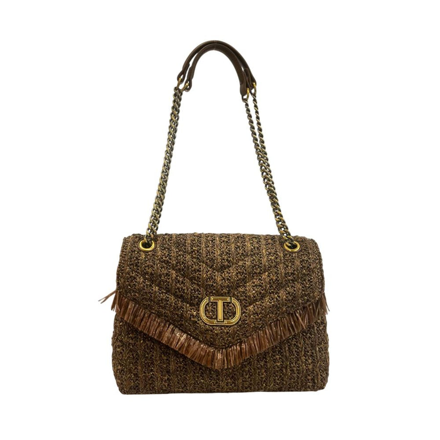 Twinset Brown Polypropylene Women Crossbody Bag