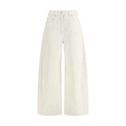 Brunello Cucinelli Beige Cotton Pants