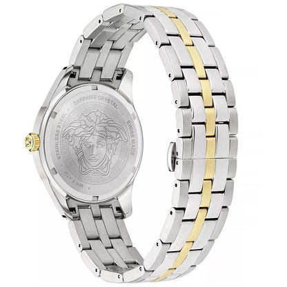 Versace Gray Stainless Steel Dress Watch