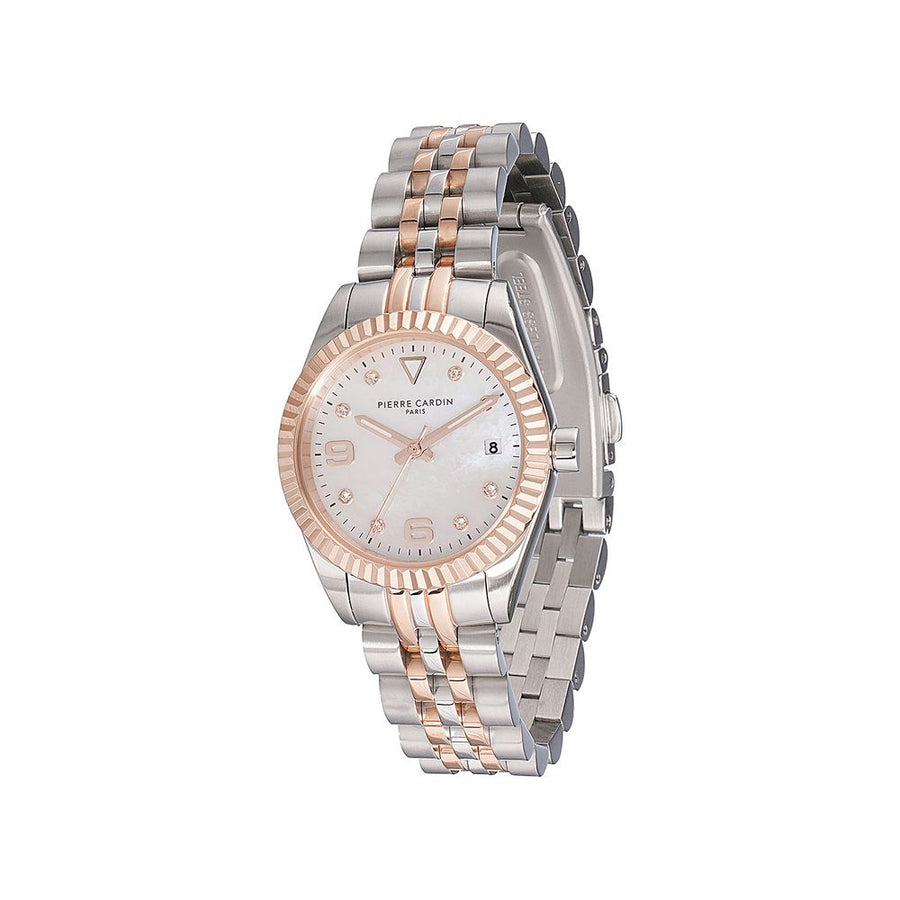 Pierre Cardin Gray Stainless Steel Dress Watch