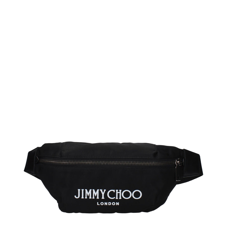 Jimmy Choo Black Fabric Backpack