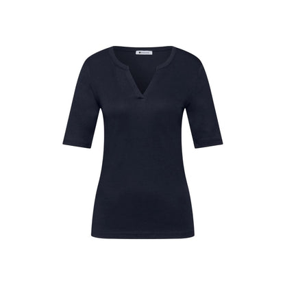 Street One Blue Cotton T-Shirt