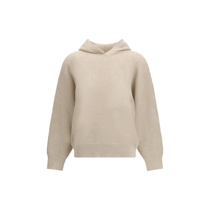 Brunello Cucinelli Beige Cashmere Sweatshirt
