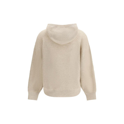 Brunello Cucinelli Beige Cashmere Sweatshirt