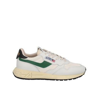 Autry White Leather Athletic Sneakers