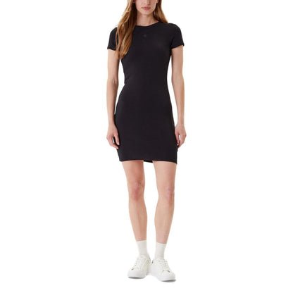 Calvin Klein Jeans Black Cotton Midi Dress