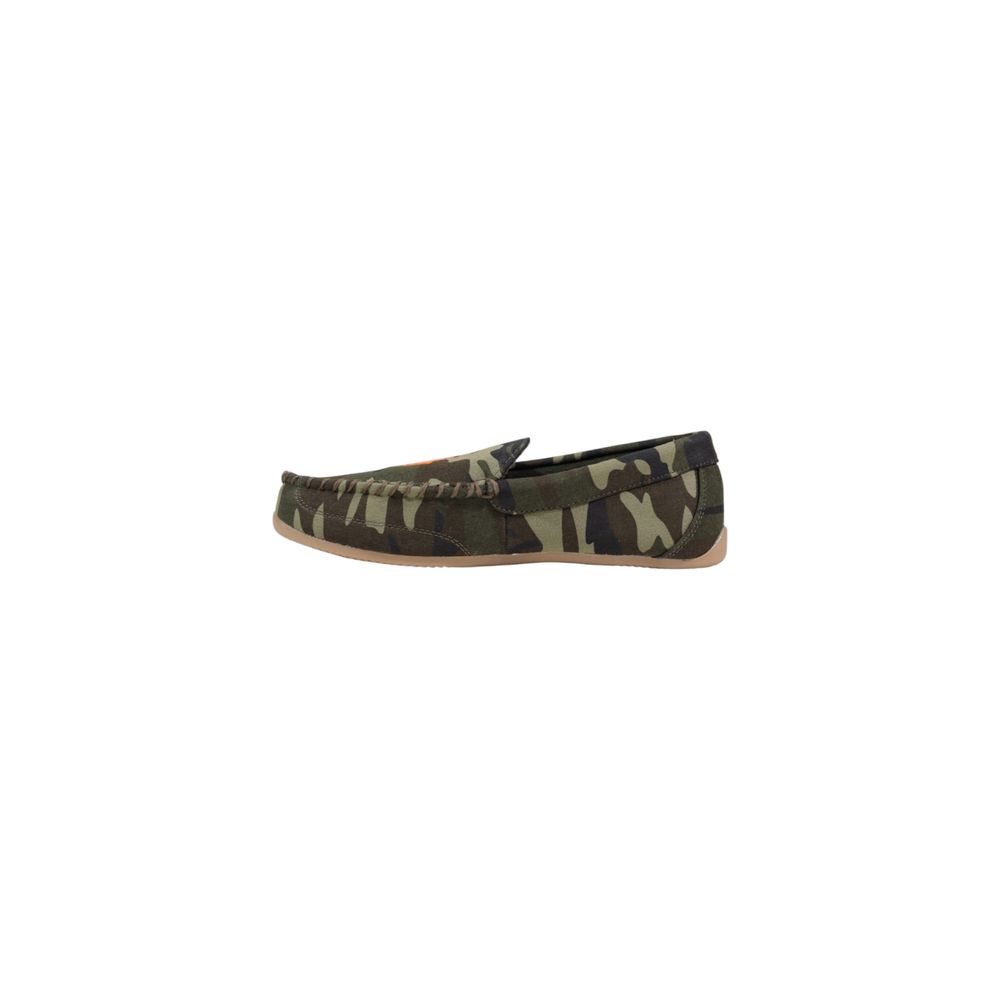 Ralph Lauren Green Textile Slippers
