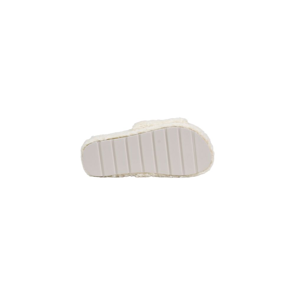 Ralph Lauren Cream Textile Slippers