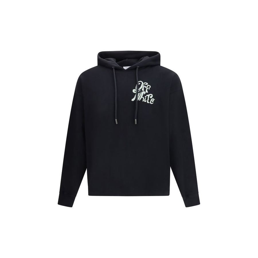 Off-White Black Cotton Sweatshirt