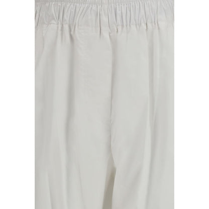 The Latest White Lyocell Casual Pants