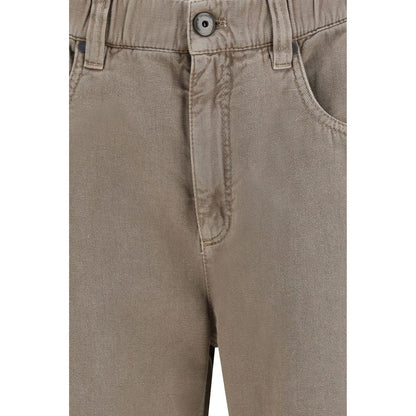 Brunello Cucinelli Beige Cotton Jeans Denim