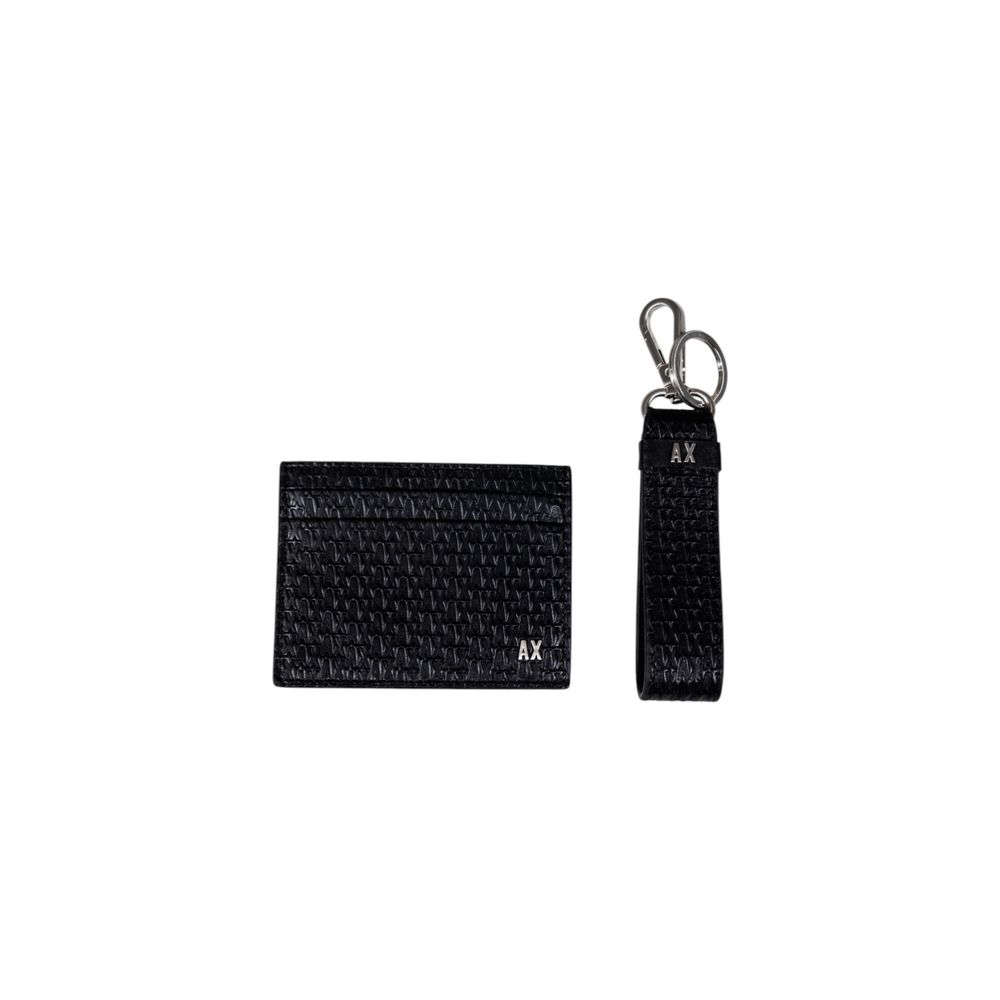 Armani Exchange Black Leather Wallet