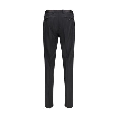 Dolce & Gabbana Black Wool Oves Aries Dress Pants