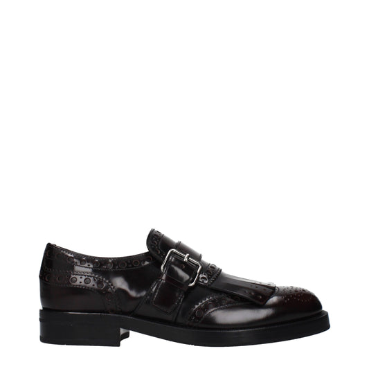 Church's Red Leather Slip-On Loafers