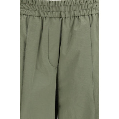 Brunello Cucinelli Bicolor Cotton Casual Pants