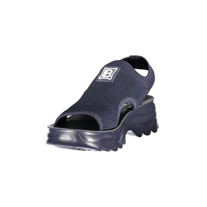 Laura Biagiotti Blue Polyester Women Sandal