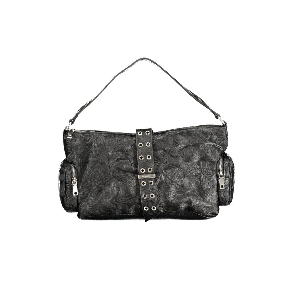 Desigual Nero Poliuretano Women Handbag