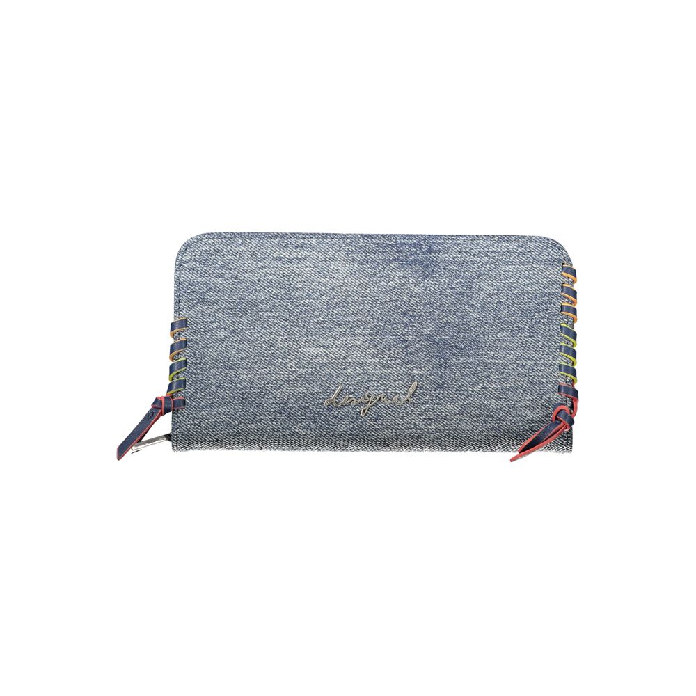 Desigual Azzurro Cotton Women Wallet
