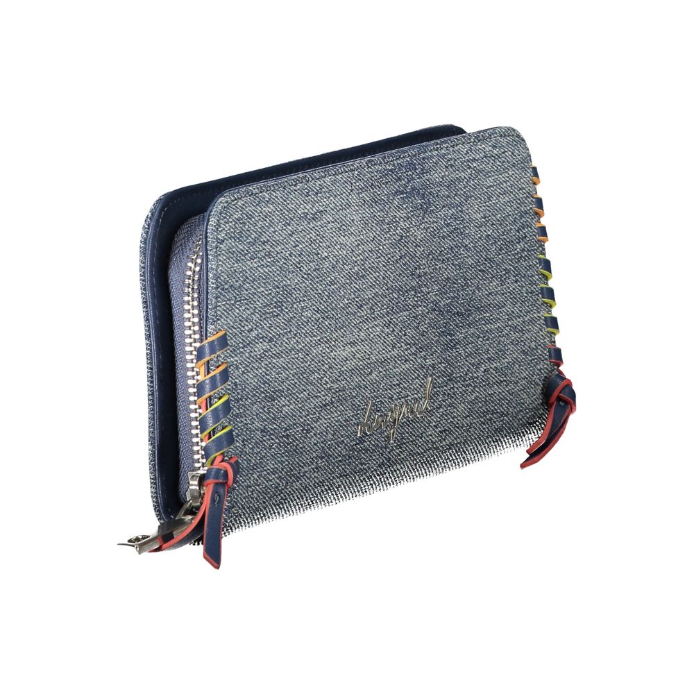 Desigual Azzurro Cotton Women Wallet