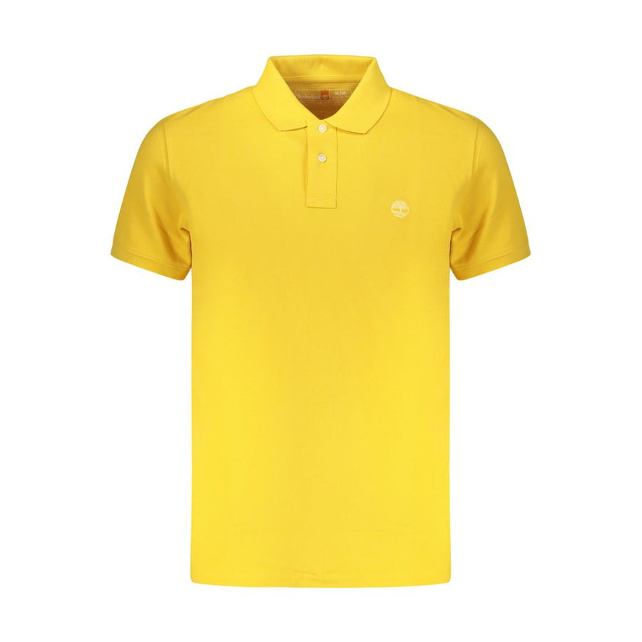 Timberland Yellow Cotton Men Polo Shirt