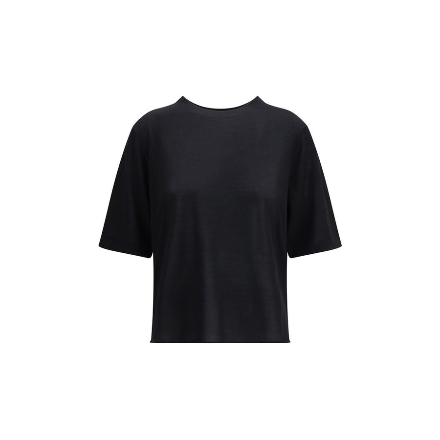 Loulou De Saison Black Cashmere T-Shirt