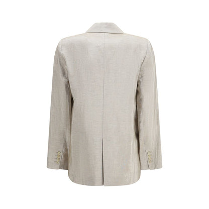 Forte_Forte Silver Cotton Blazer