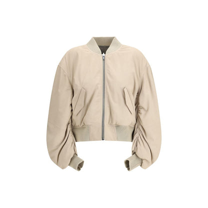 Rick Owens Beige Lamb Ovis Aries Aries Bomber
