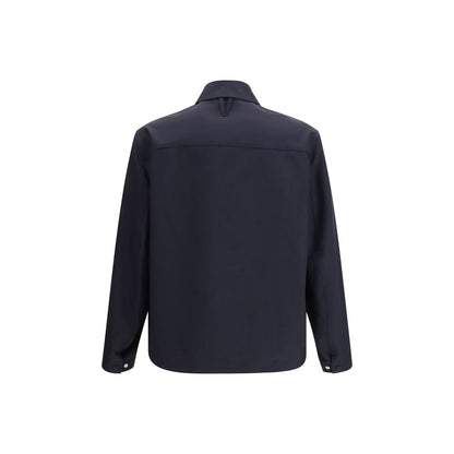 Valstar Blue Wool Oves Aries Full-Length Jacket