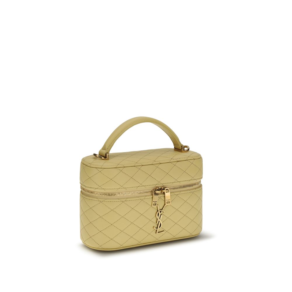 Saint Laurent Bicolor Calf Leather Bos Taurus Handbag