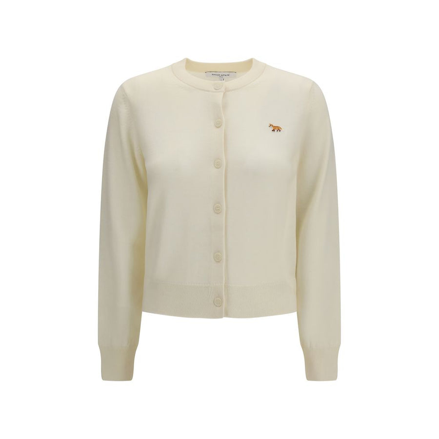 Maison Kitsuné Beige Cotton Cardigan
