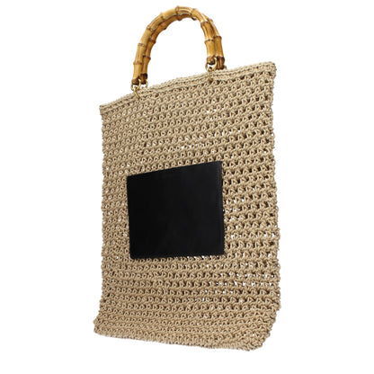 Jil Sander Beige Cotton Handbag