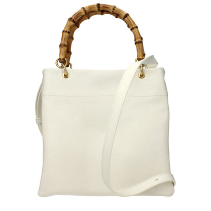 Jil Sander Beige Leather Handbag