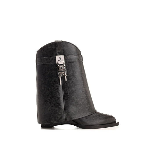 Givenchy Black Leather Ankle Boots