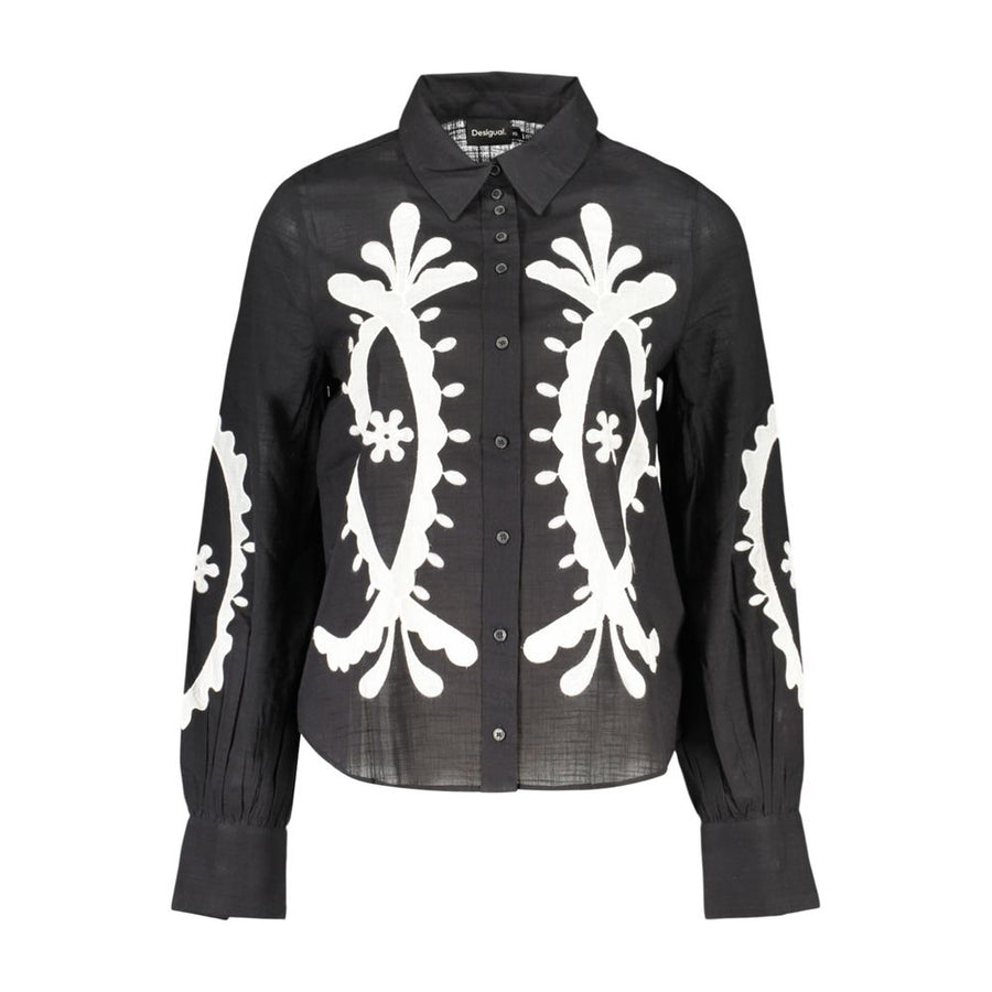 Desigual Nero Cotton Women Shirt