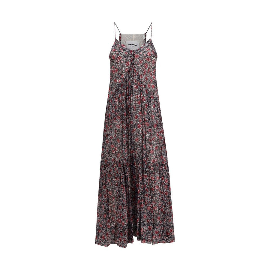 Marant Etoile Purple Cotton Casual Dress