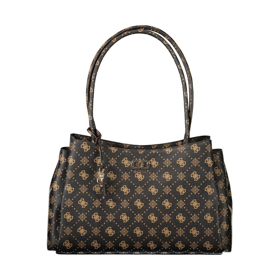 Guess Jeans Marrone Polyurethane Women Handbag