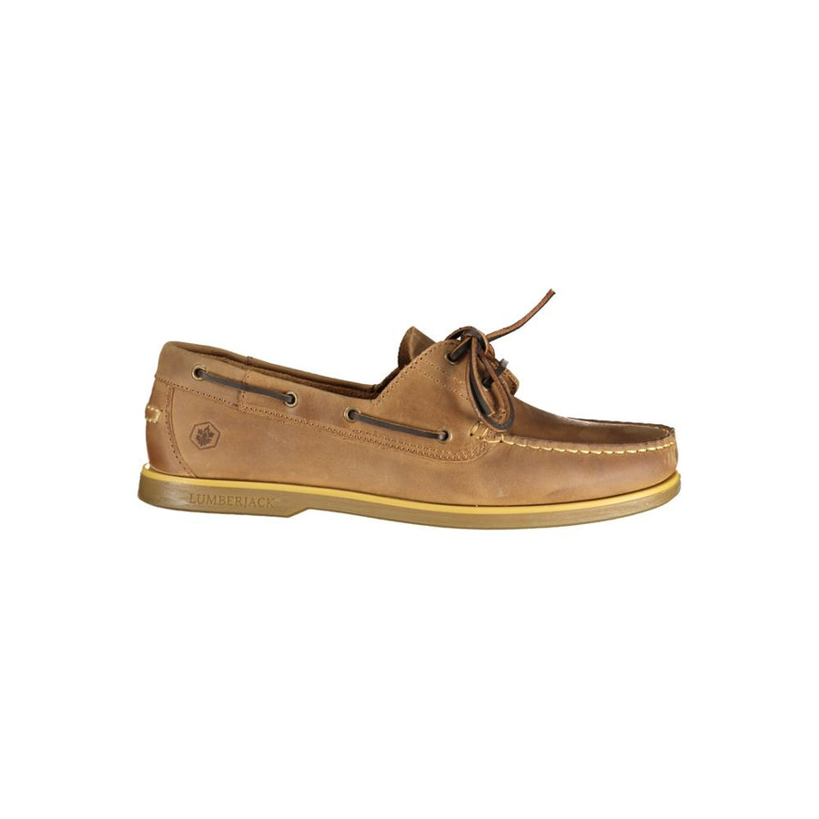 Lumberjack Marrone Leather Men Classic Shoe