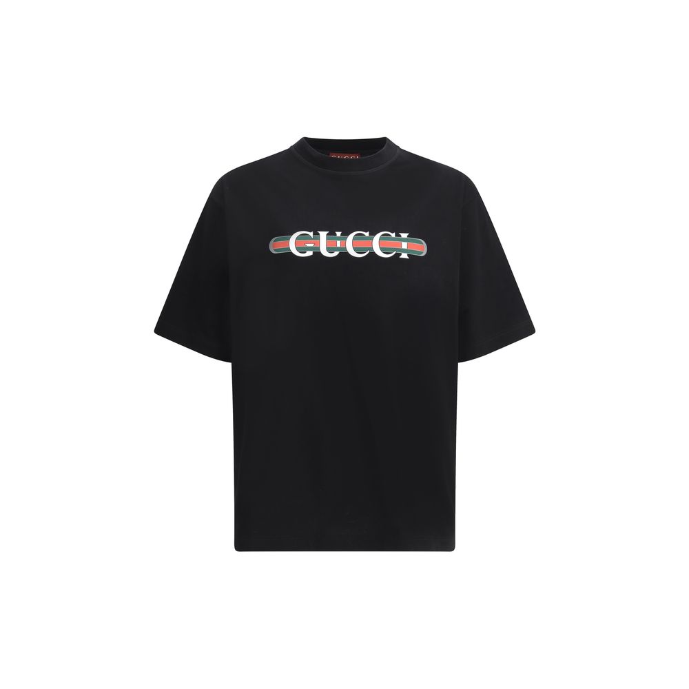 Gucci Black Cotton T-Shirt