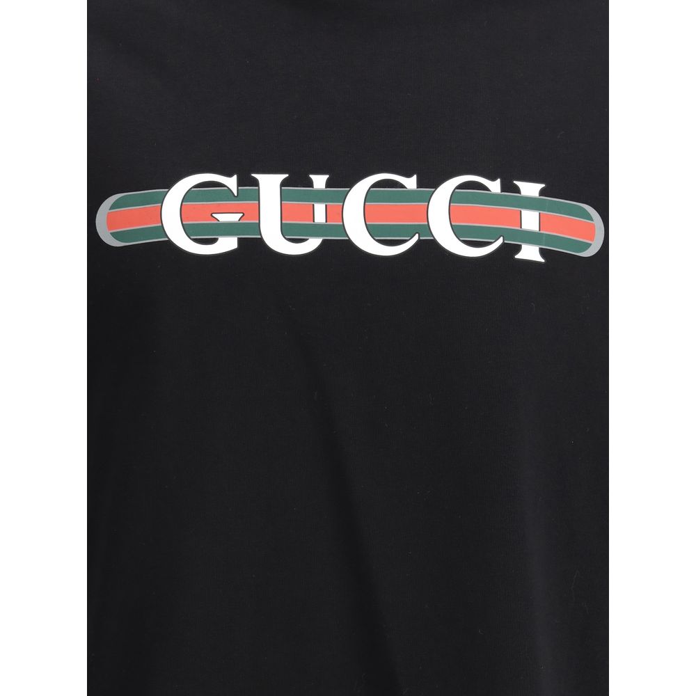 Gucci Black Cotton T-Shirt