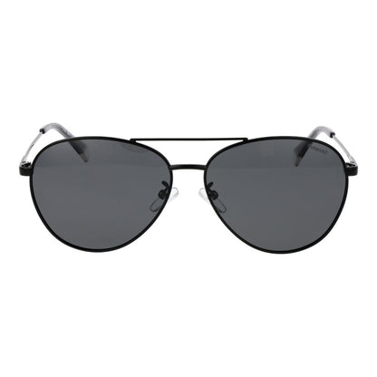 Polaroid Black Metal Sunglasses