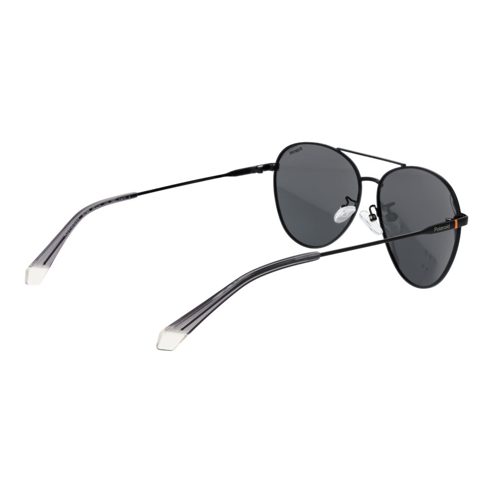 Polaroid Black Metal Sunglasses