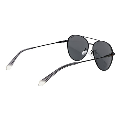 Polaroid Black Metal Sunglasses