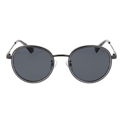 Polaroid Gray Stainless Steel Sunglasses