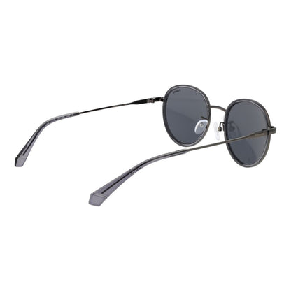 Polaroid Gray Stainless Steel Sunglasses
